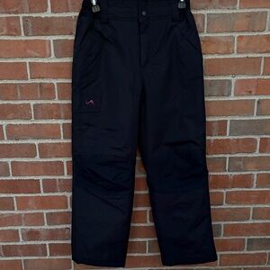 EUC Sz L/14 kids Black snow ski Pants